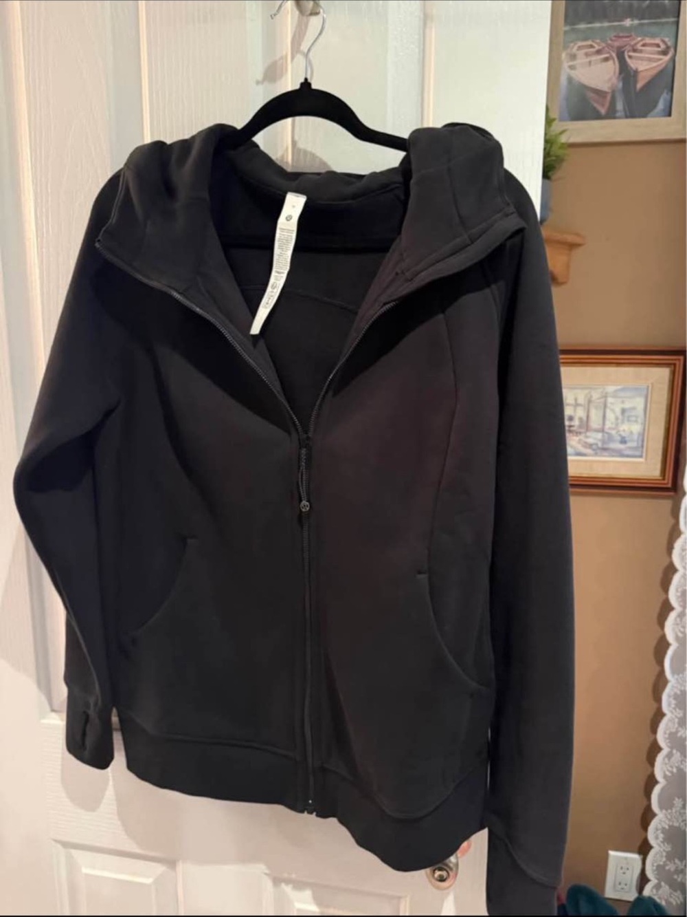Women’s lululemon scuba zip up hoodie, size 14